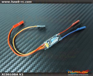 DUALSKY Super light Xcontroller V2 6A ESC 2-3s For Airplane/Heli